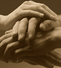 hands held in unity